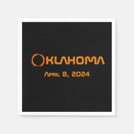 Oklahoma 2024 Totale zonsverduistering Servet