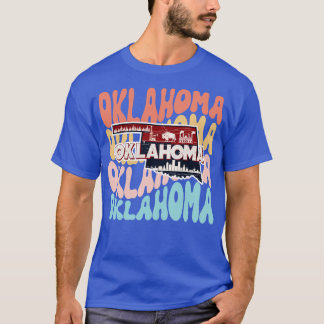 OKLAHOMA 50 retro staten T-shirt