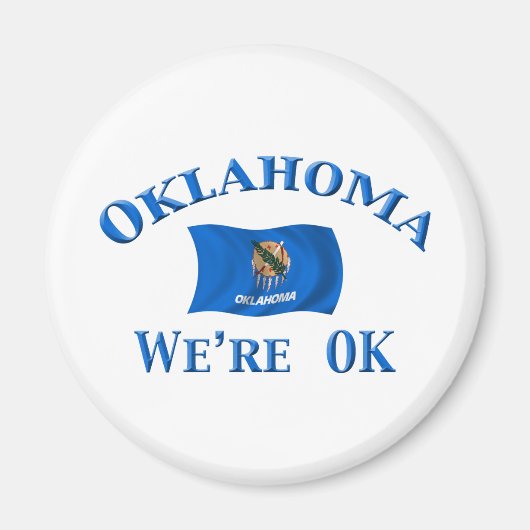 Oklahoma - Alles is in orde Magneet (Voorkant)