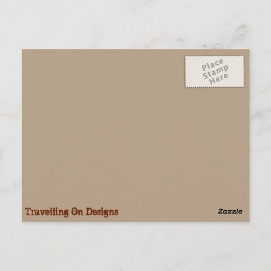 Oklahoma Back Roads Briefkaart (Achterkant)