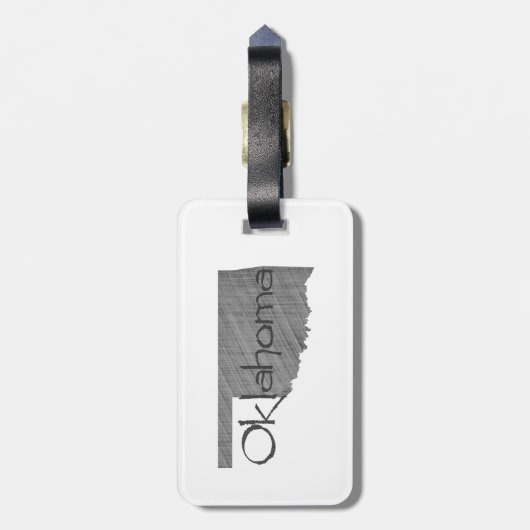 Oklahoma Bagagelabel (Achterkant verticaal)