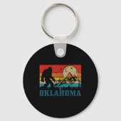 Oklahoma Bigfoot gebergte Hiking Camping Sleutelhanger (Voorkant)