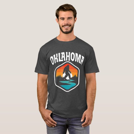 Oklahoma  Bigfoot T-shirt (Voorkant volledig)