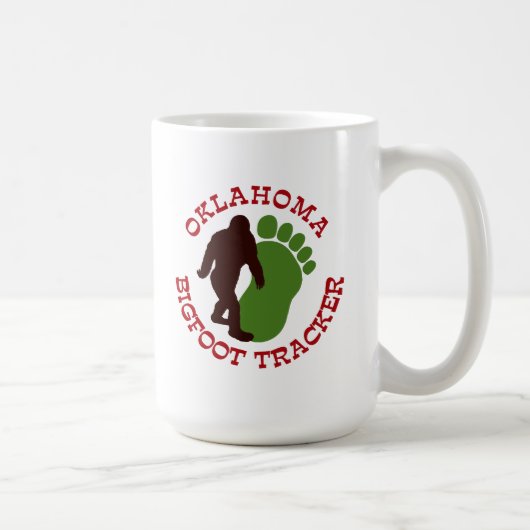 Oklahoma Bigfoot Tracker Koffiemok (Rechts)