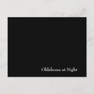 Oklahoma bij nacht briefkaart