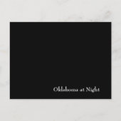 Oklahoma bij nacht briefkaart (Voorkant)