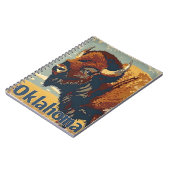 Oklahoma Bison Vintage Notitieboek (Linkerzijde)