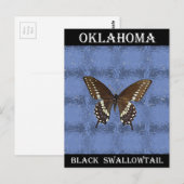Oklahoma Black Swallowtail Butterfly Briefkaart (Voorkant / Achterkant)