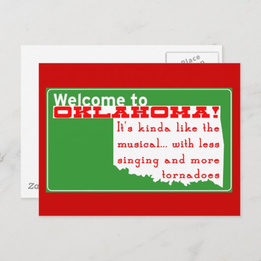 Oklahoma Briefkaart (Voorkant / Achterkant)