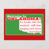Oklahoma Briefkaart (Voorkant)