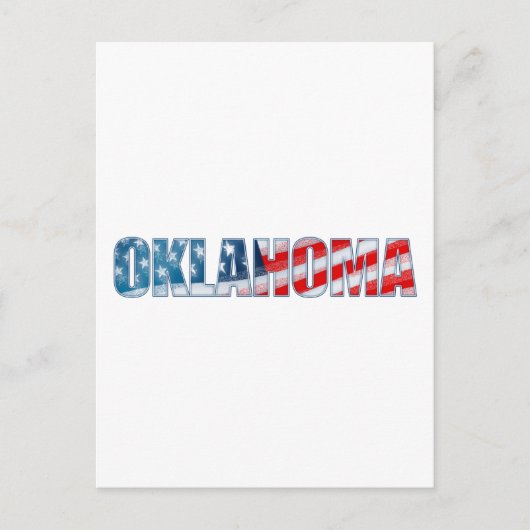 Oklahoma Briefkaart (Voorkant)