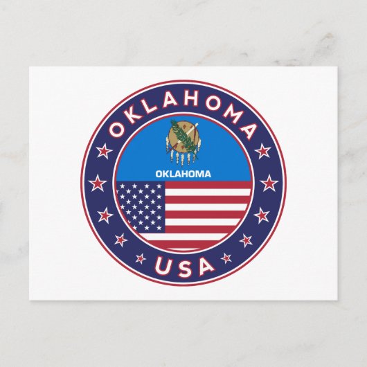 Oklahoma Briefkaart (Voorkant)