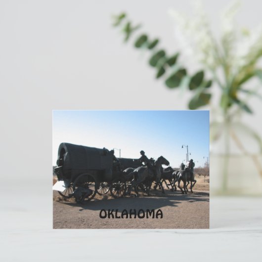 OKLAHOMA BRIEFKAART (Staand voorkant)