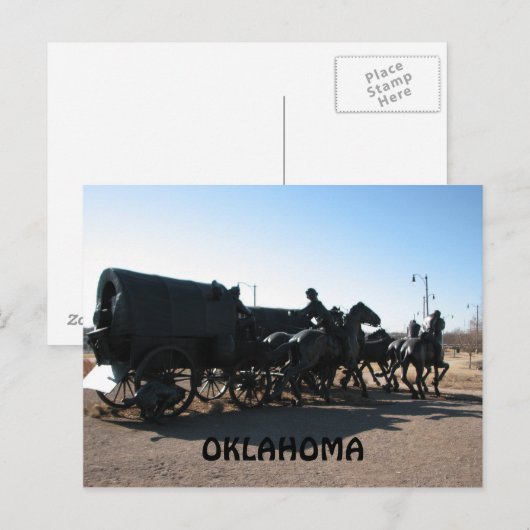OKLAHOMA BRIEFKAART (Voorkant / Achterkant)