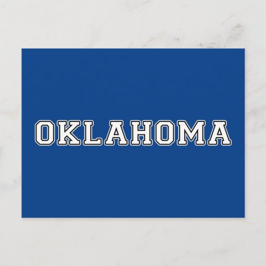 Oklahoma Briefkaart (Voorkant)