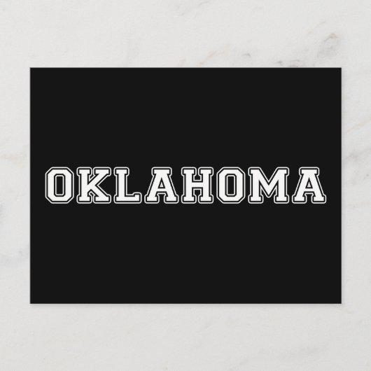 Oklahoma Briefkaart (Voorkant)