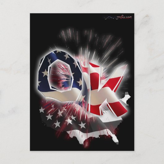 OKLAHOMA BRIEFKAART (Voorkant)