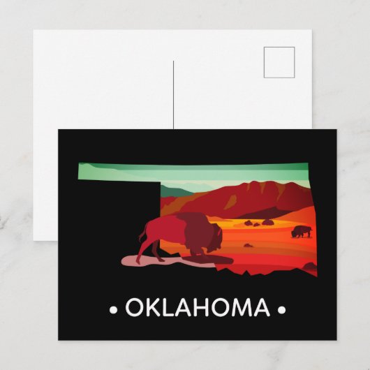 Oklahoma Briefkaart (Voorkant / Achterkant)