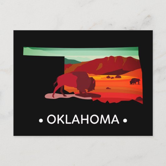 Oklahoma Briefkaart (Voorkant)