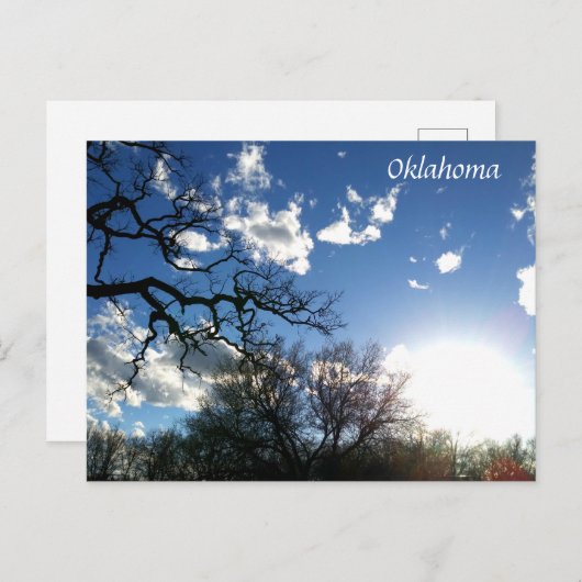 Oklahoma Briefkaart Blue Skies 1 (Voorkant / Achterkant)