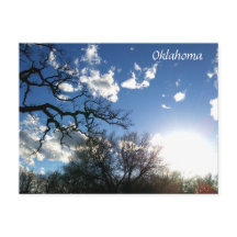 Oklahoma Briefkaart Blue Skies 1