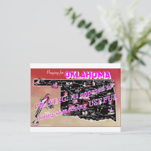 Oklahoma briefkaart I (Staand voorkant)