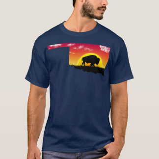 Oklahoma Buffalo Silhouette T-shirt