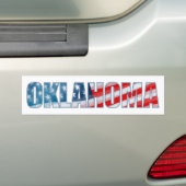 Oklahoma Bumpersticker (Op auto)