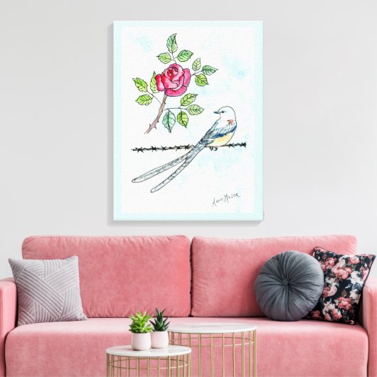 Oklahoma Canvas Afdruk (Insitu (Woonkamer))