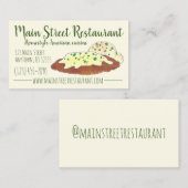 Oklahoma Chicken Fried Steak Restaurant Food Visitekaartje (Voorkant / Achterkant)