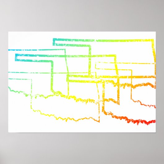 oklahoma chill blur poster (Voorkant)