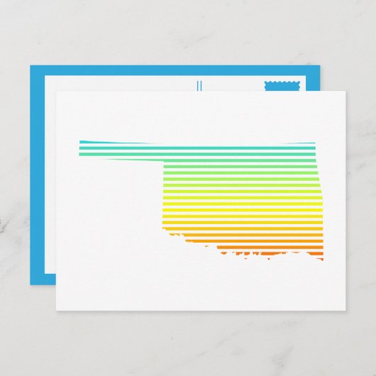 oklahoma chill fade briefkaart (Voorkant / Achterkant)