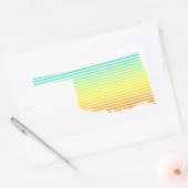 oklahoma chill fade rechthoekige sticker (Envelop)