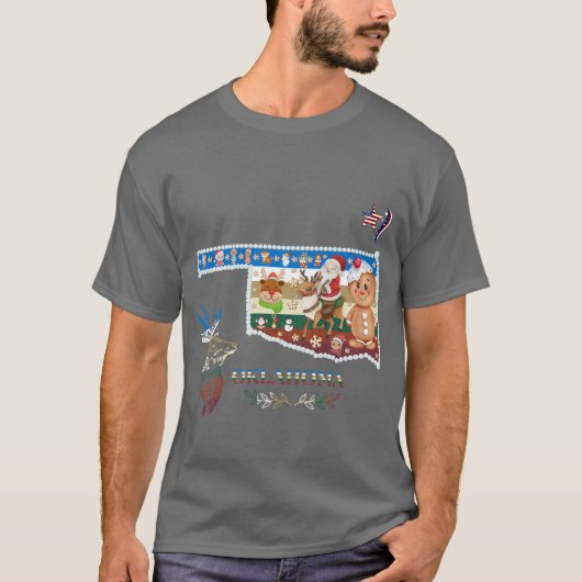 Oklahoma Christmas T-shirt (Voorkant)