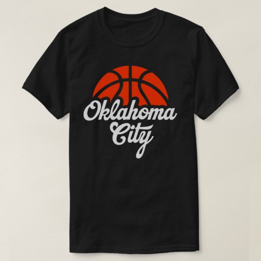 Oklahoma City Basketbal 1 T-shirt (Design voorkant)