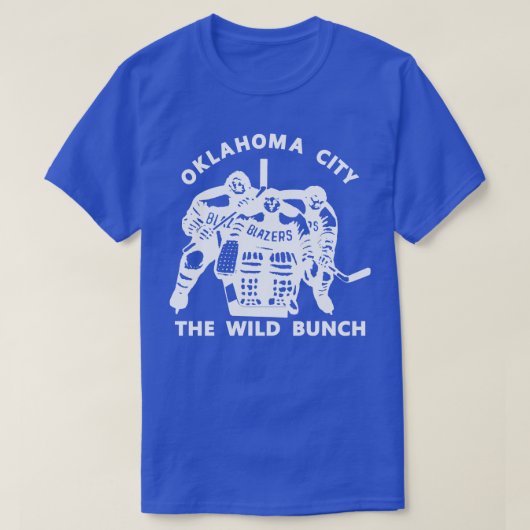 Oklahoma City Blazers Wild Bunch 197475 1 T-shirt (Design voorkant)