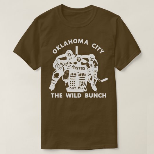 Oklahoma City Blazers Wild Bunch 197475 1 T-shirt (Design voorkant)