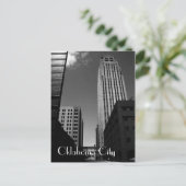 Oklahoma City Downtown verlaten Briefkaart (Staand voorkant)