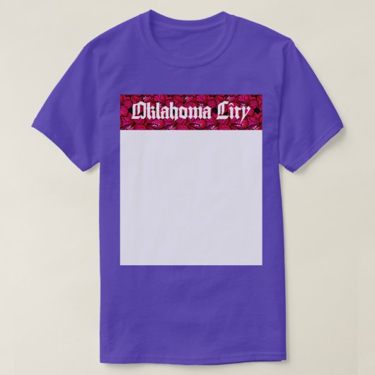 Oklahoma City Flower T-shirt (Design voorkant)