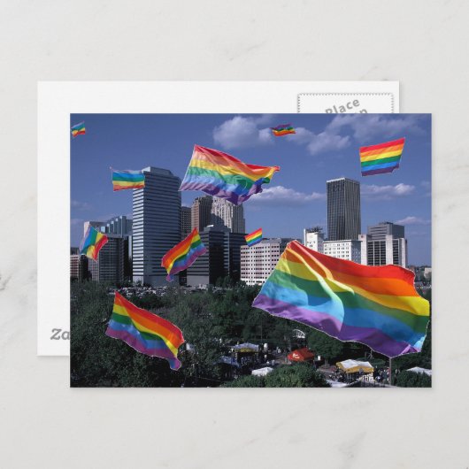 Oklahoma City Flying Pride Briefkaart (Voorkant / Achterkant)