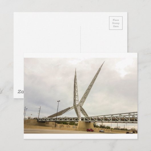 Oklahoma City Highway Structuur Briefkaart (Voorkant / Achterkant)
