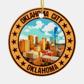 Oklahoma City Keramisch Ornament (Voorkant)
