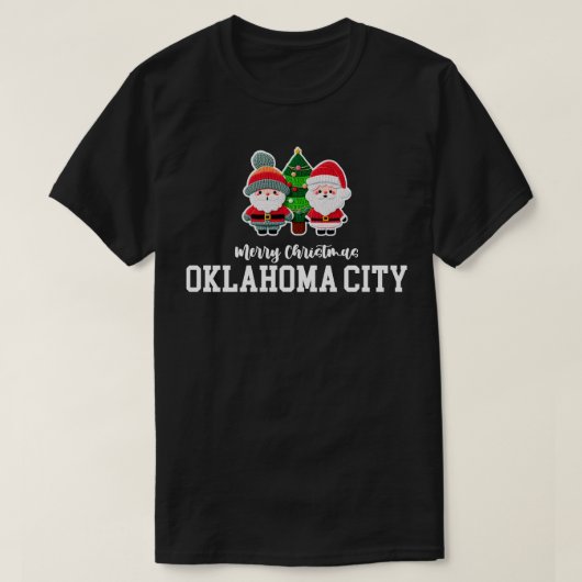 Oklahoma City Kerstmis T-shirt (Design voorkant)