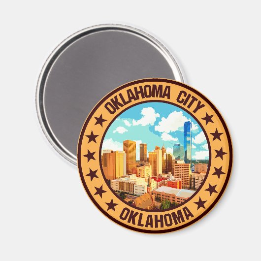 Oklahoma City Magneet (Voorkant / Achterkant)