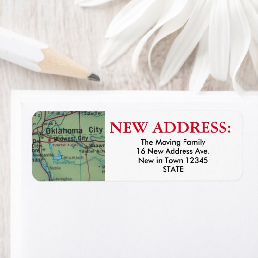 Oklahoma City New Address Label (Insitu)