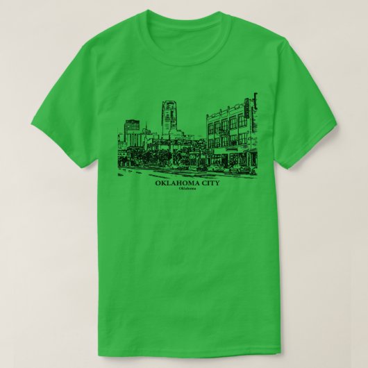 Oklahoma City Oklahoma 1 T-shirt (Design voorkant)