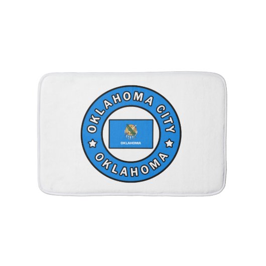 Oklahoma City Oklahoma Badmat (Voorkant)