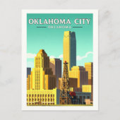  Oklahoma City Oklahoma Briefkaart (Voorkant)
