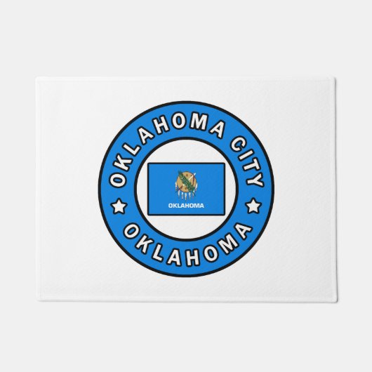 Oklahoma City Oklahoma Deurmat (Voorkant)