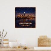 Oklahoma City Oklahoma Eeuwfeest Poster (Keuken)